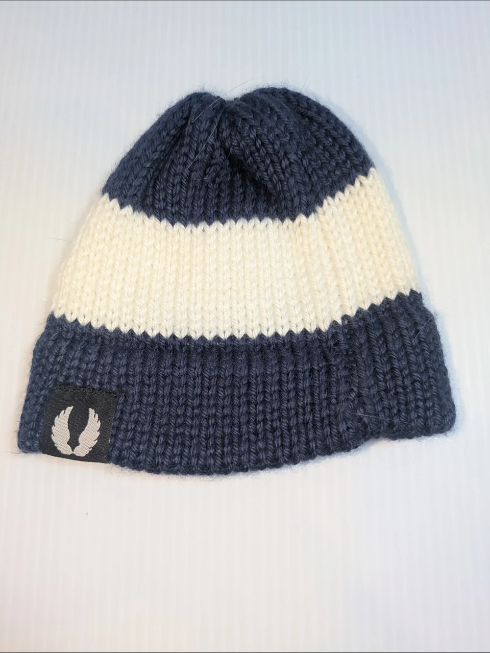AKINZ Kids Colorado Flag Knit Beanie Hat Navy White Toddler Youth One Size